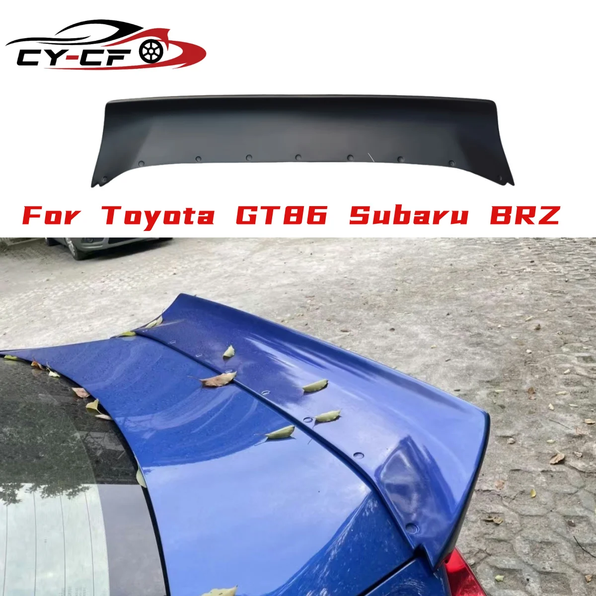 

Carbon Fiber Rear Trunk Lid Spoiler Wing For Toyota 86 GT86 Scion FR-S Subaru BRZ 2013-2020 Coupe 2-Door Tailgate Splitter Lip