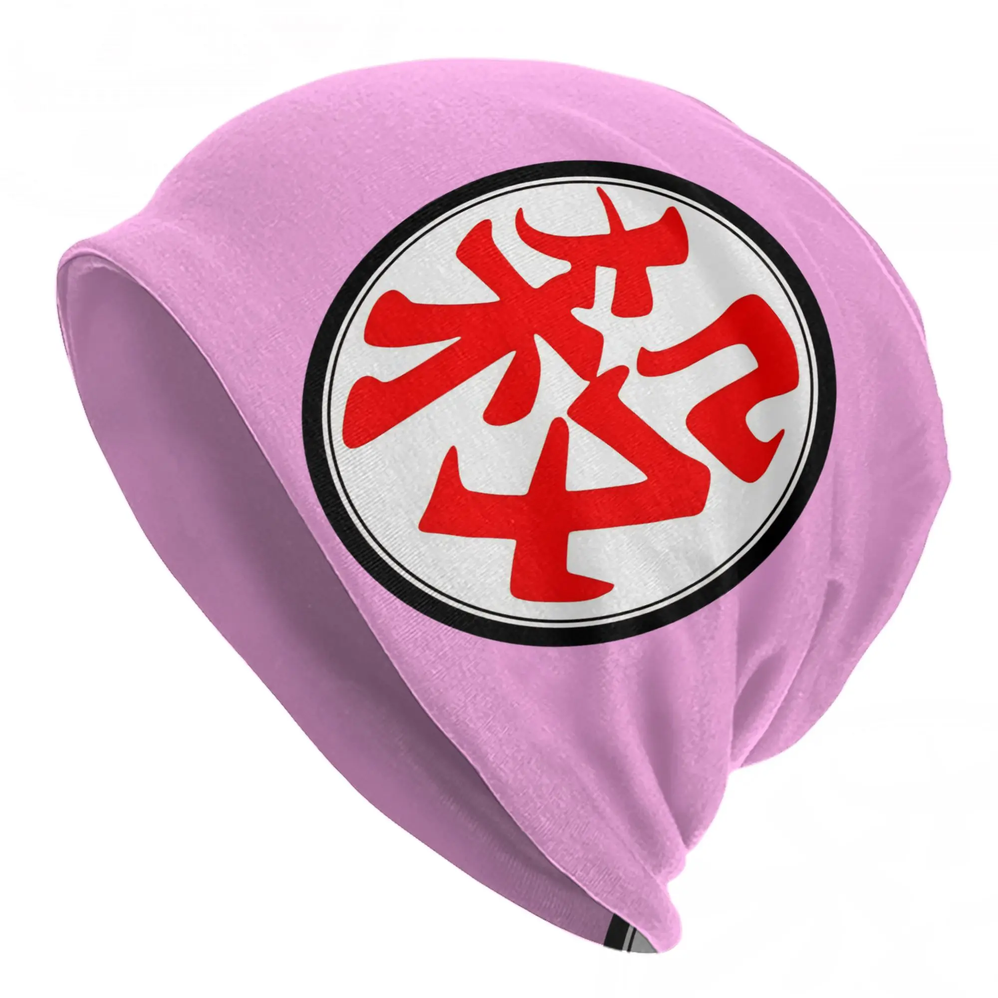 Mercenary Tao's Kanji Symbol Skullies Beanies Hats Dragon Ball Anime Goth Unisex Outdoor Caps Warm Thermal Elastic Bonnet Hat