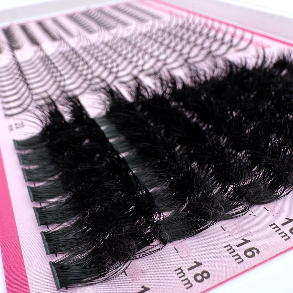 200D-60D 4 IN 1 Lash Clusters Long 6-20mm Lash Spikes Lower Eyelashes Reusable Bottom DIY Spiky Lash Extension Manga Clusters