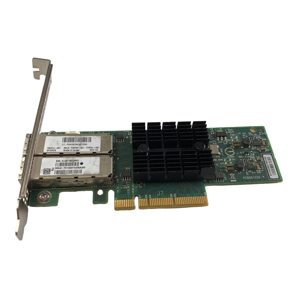 Original 790314-001 779791-001 546SFP+ ETHERNET 10GB 2-PORT 546SFP ADAPTER Network Card 779793-B21 CX312B MCX312B-XCCT