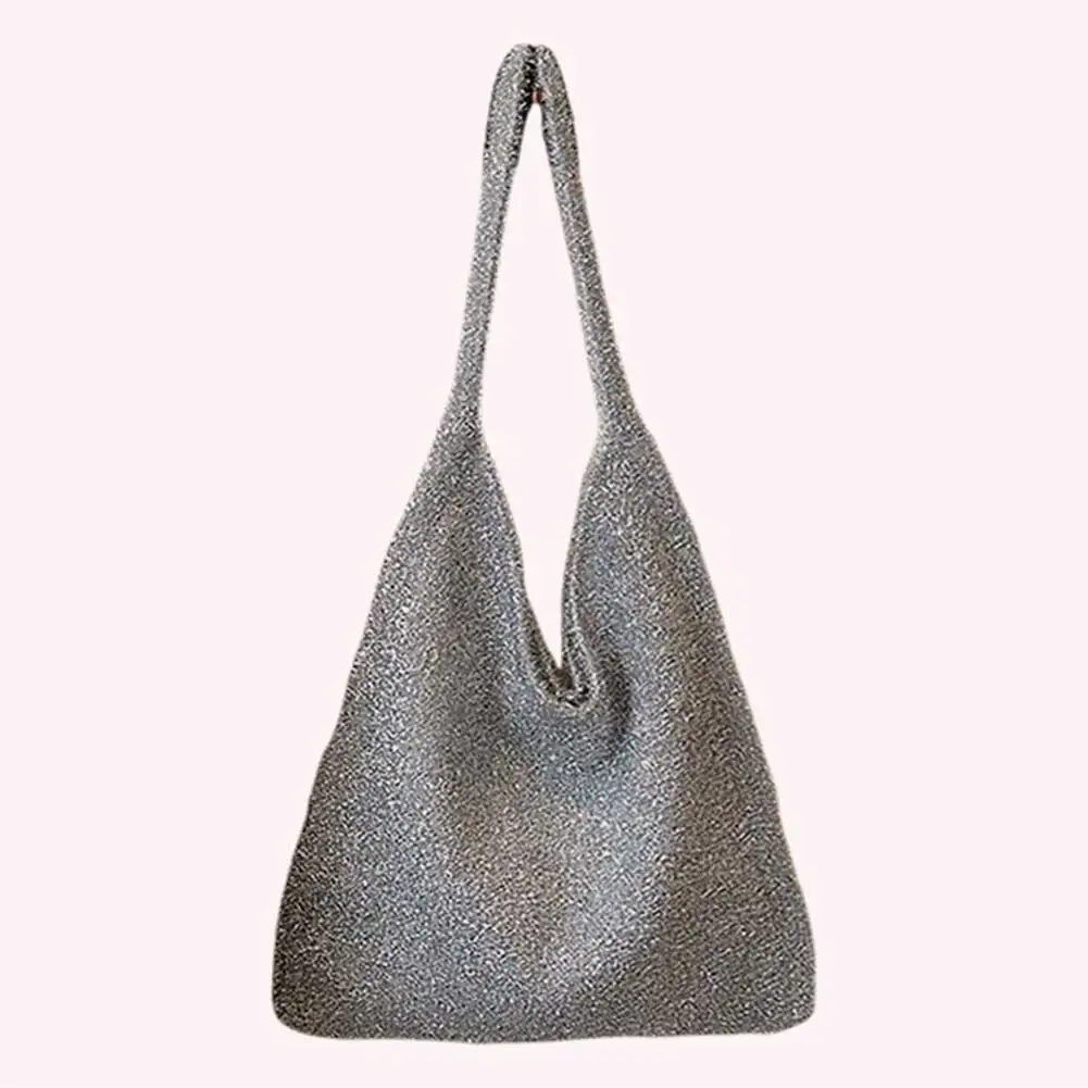 

Crossbody Bag for Women with Snap Closure Shoulder Bag Solid Underarm Bag Hobo Bag for Work Travel
