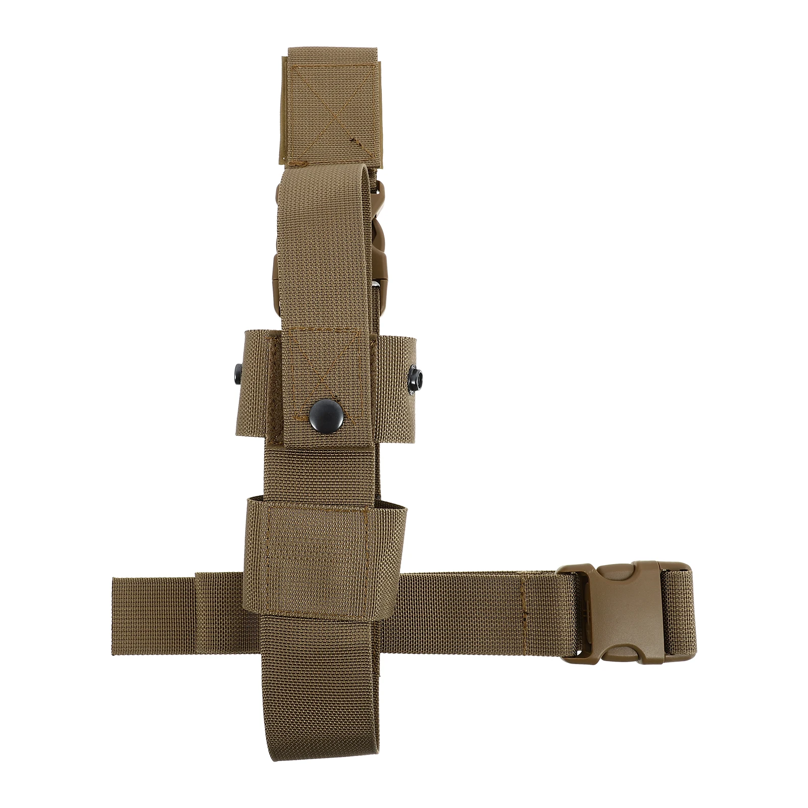 

Portable Water Bottle Carrier Pouch Hiking Bottle Holder Khaki Nylon Webbing Multi function Leg Bag Fire Extinguisher Sleeve