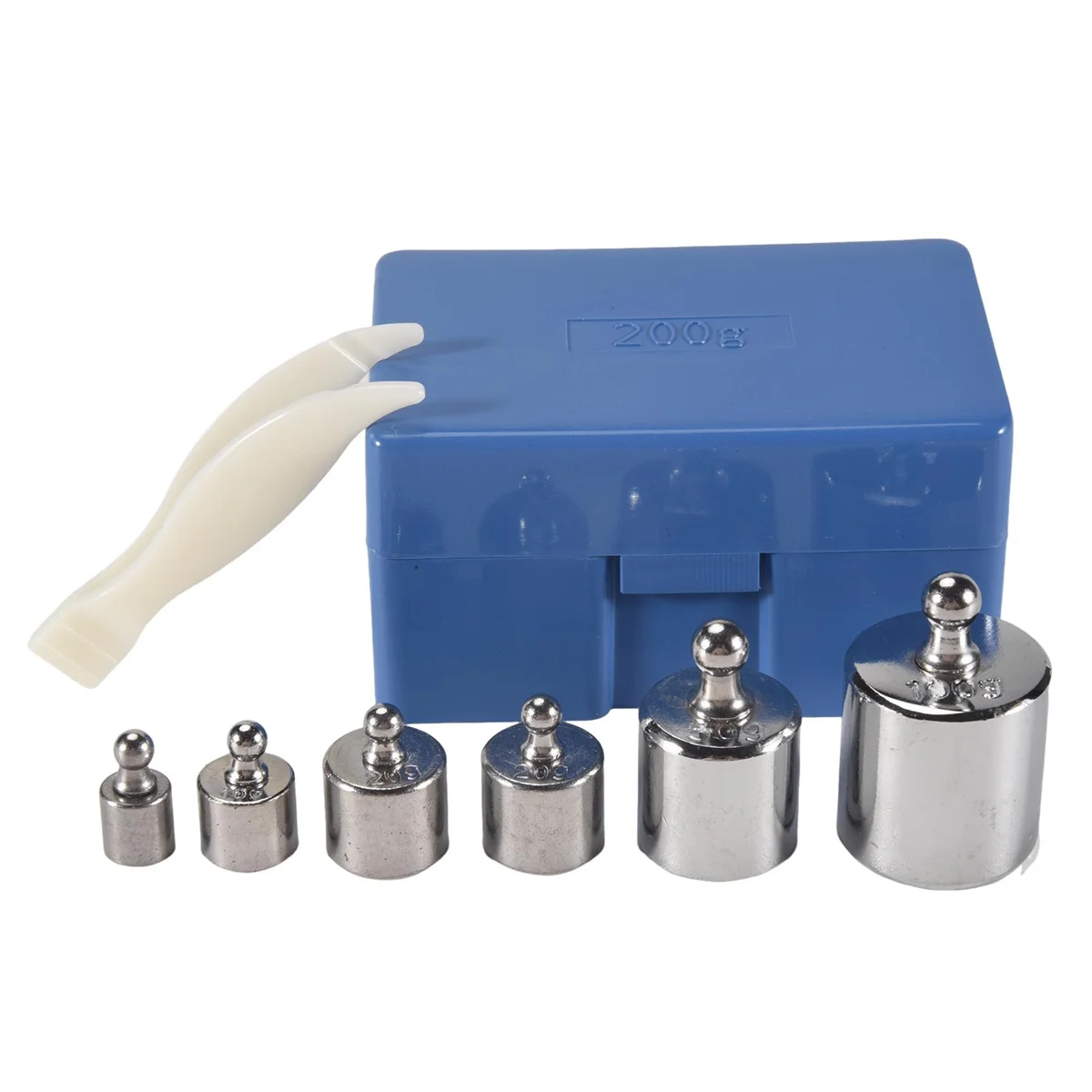 Новые 6 шт., 100 г, 50 г, 2x20 г, 10 г, 5 г, граммы, набор цифровых весов с прецизионной калибровкой