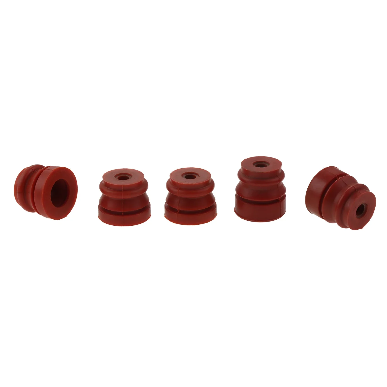 5pcs/set Rubber 45cc 52cc 58cc Chainsaw Damper 4500 5200 5800 Chainsaw Damper Spring Shock Buffer Red Replacement Repair Part