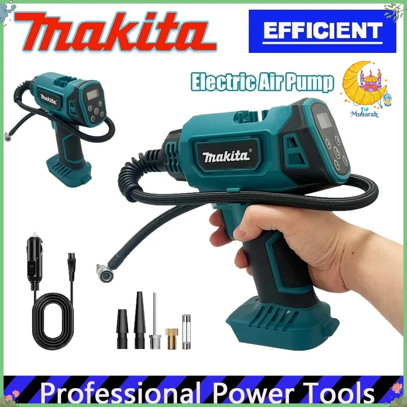 

Беспроводной электрический воздушный насос Makita, автомобильный компрессор, автоматический портативный компрессор для аккумуляторов Makita