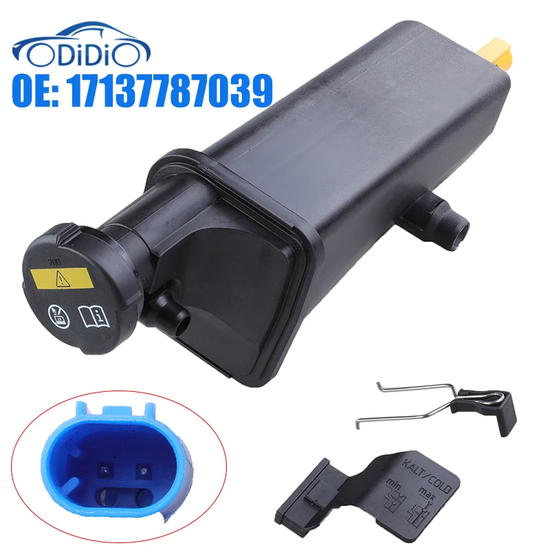 ODIDIO 1713-7787-039 1713-7787-040 Radiator Coolant Overflow Expansion Tank 17137787039 17137787040 For BMW E46 E53 X5 E83 X3 Z4