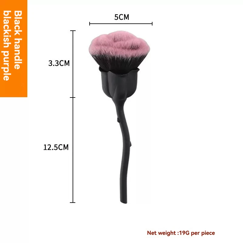 Rose Gold Makeup Brush Set, Foundation Brush & Blush Brush | Premium Soft Synthetic Bristles | Flawless Face Makeup Application