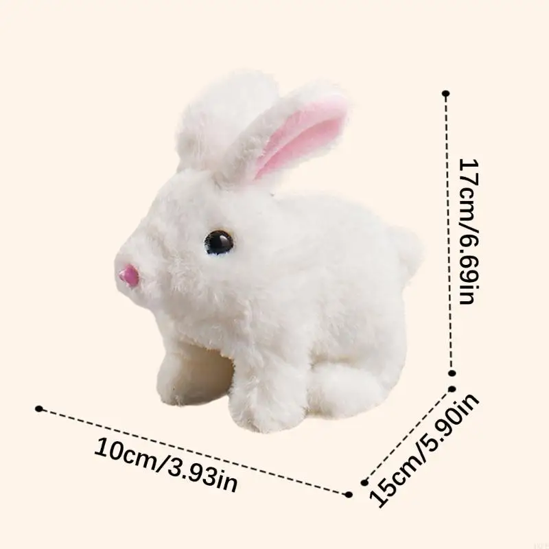 Electric Plush Pet Robot Animal Companion Toy with Life Like Sound Effects and Movement For Kids Role Playing Game