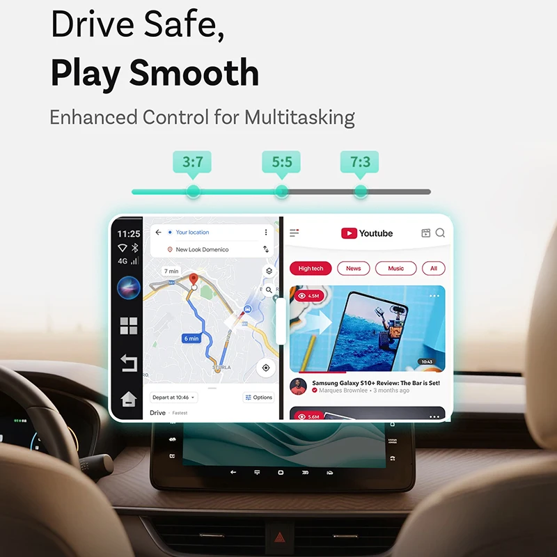 OTTOCAST E2 Carplay AI Box Wireless Carplay Android Auto Adapter
