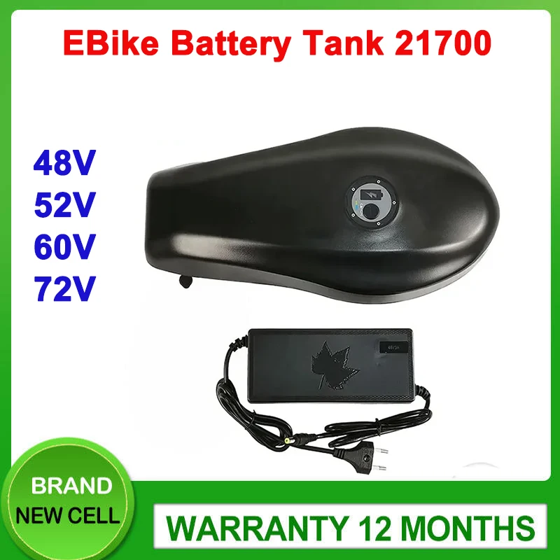 

52V 60V Fuel Tank Ebike Battery 48V 72V Samsung 20Ah 25Ah 30Ah Large capacity tube Lithium Battery for 250w-1500W motor