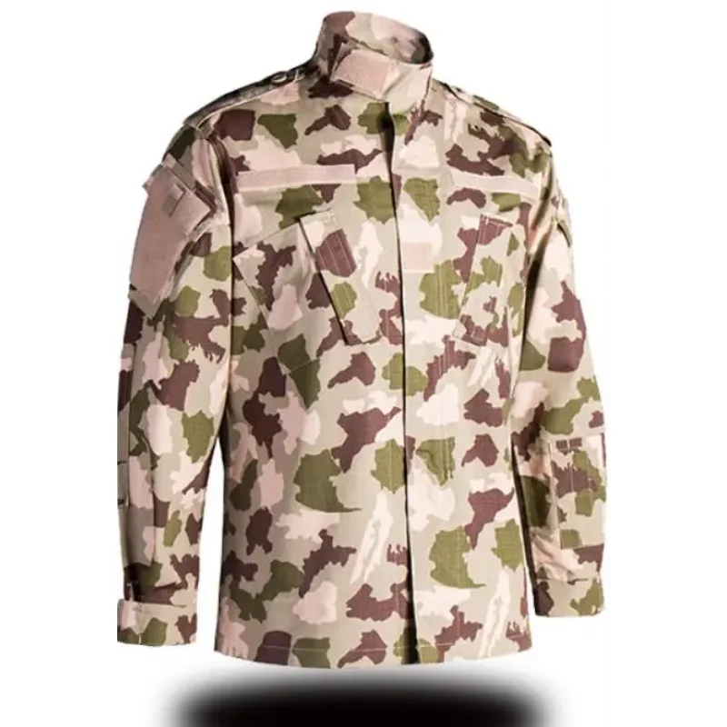 Nigeria Camouflage Suit Men African Outdoor Uniform Include Pants Desert