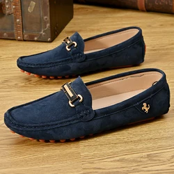 MAEDEF Size 48 Loafers Men Fashion Luxury Leisure Leather Loafers Shoes Slip on Soft Comfortable Non-slip Driving for Men