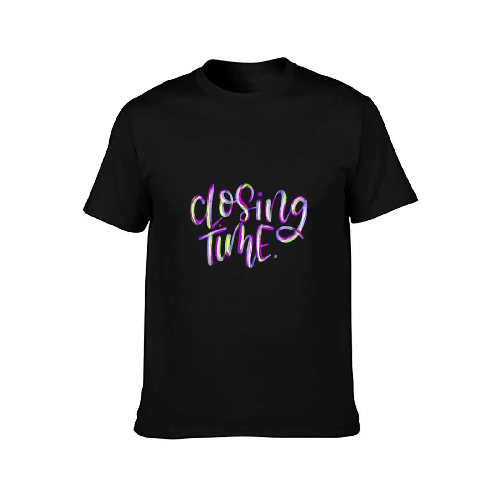 Closing Time T-Shirt graphic tee shirt quick-drying new edition anime men t shirts high quality