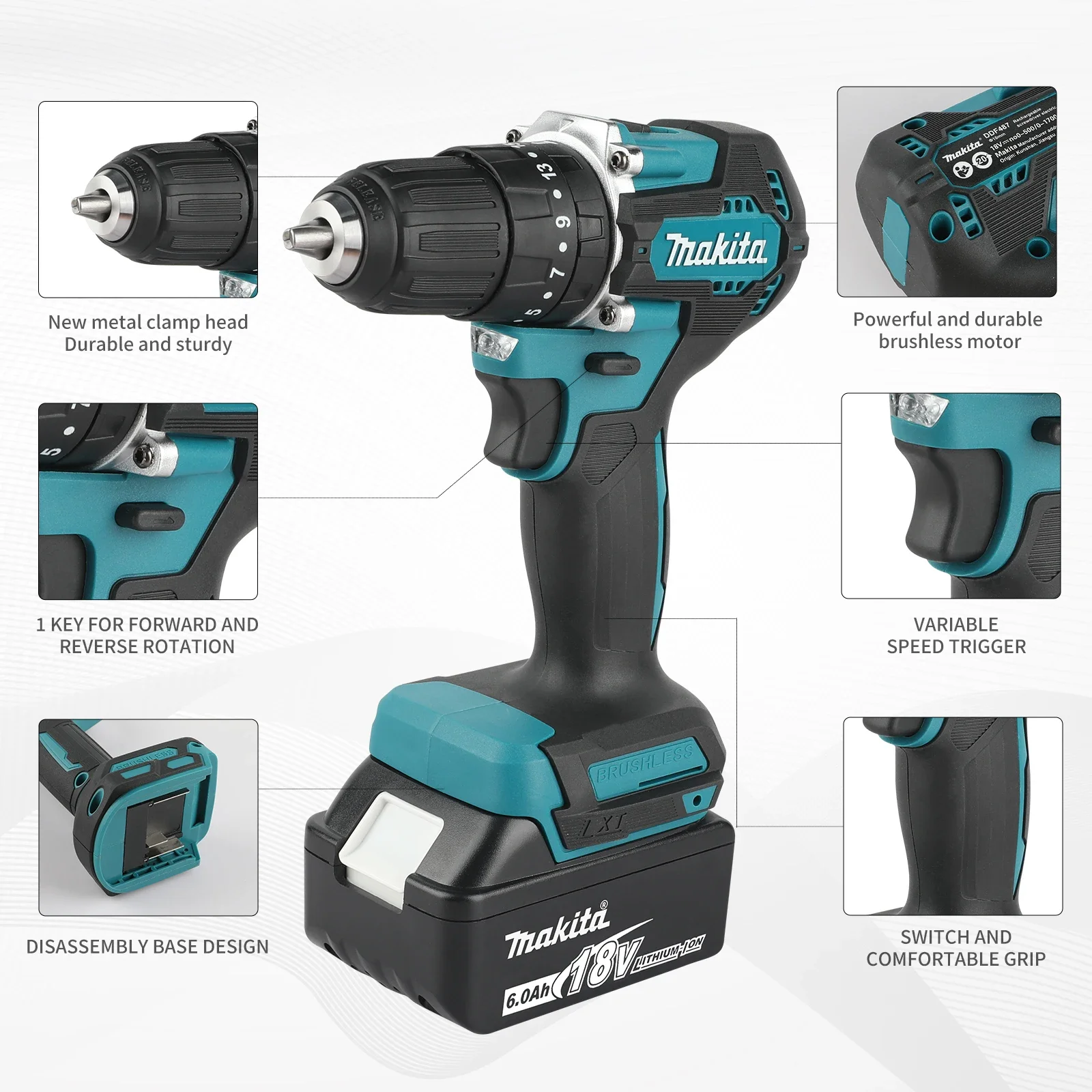 2025 Makita DDF487 … - image