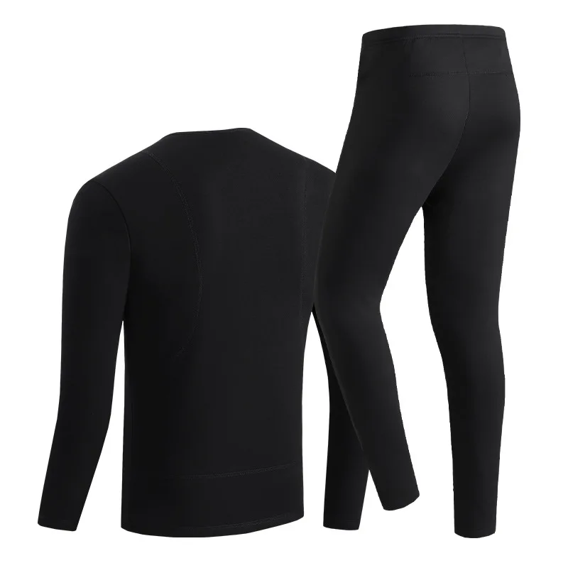 

Winter Smart Heating Thermal Underwear Couple SuitUSBElectric Heating Autumn Clothes Women's Long Pants Men's Fleece-Lined Facto