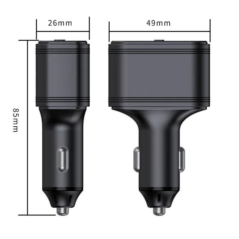 4G LTE TKSTAR TK818 GPS Tracker Charger Lighter USB Type-C Dual Charging Ports Car Vehicle GPRS Locator Lifetime Free Web APP