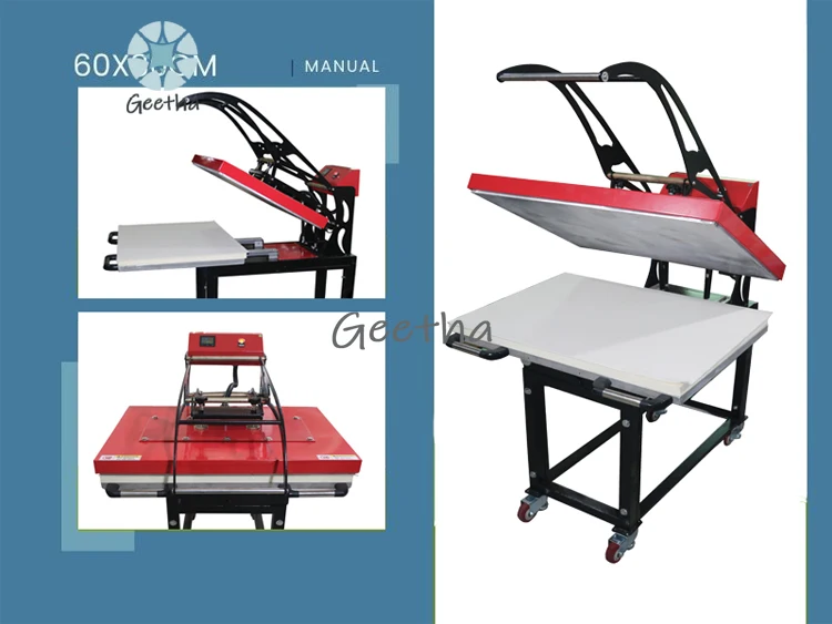 60x80 سنتيمتر/80X100 سنتيمتر دليل الصحافة الحرارة Ce شهادة 31x39 كبيرة الحجم آلة التسامي الحرارة