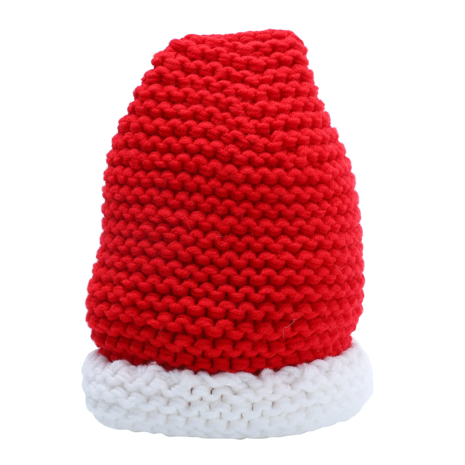 

Christmas Hat Crochet Knit Long Tail Cap Warm Santa Hat Photography Xmas Winter Costume Gift