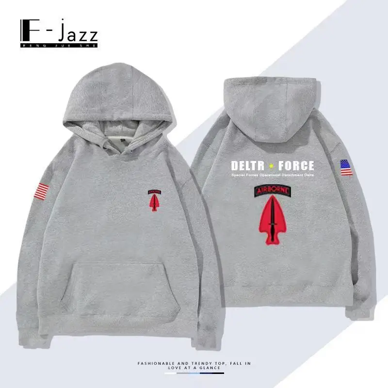 Hooded Hoodie Military Peripheral Enthusiast Tough Guy Tactical Casual Men Cotton Fashion Trend Unisex Loose Sweatshirt Women