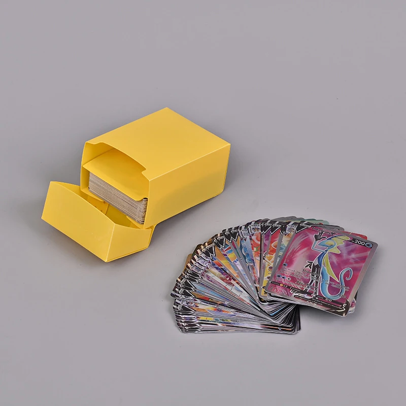 Boîtes de rangement à collectionner, plus de 100 cartes, ensembles de cartes en brique, boîtes de rangement classiques colorées pour jeux de société