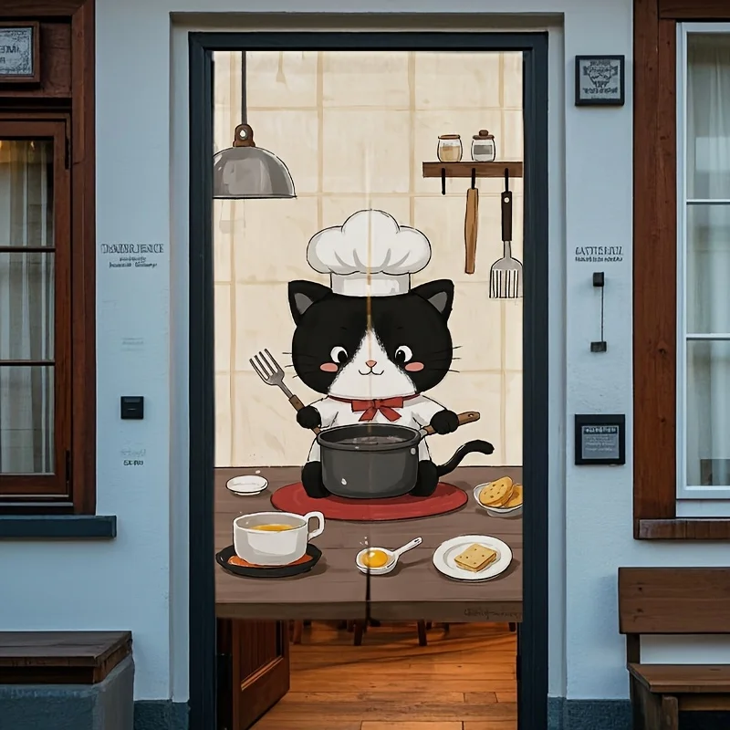 

Занавеска шеф-повара для одного игрока, подходит для перегородок в спальне, входах, кухонь и т. д.