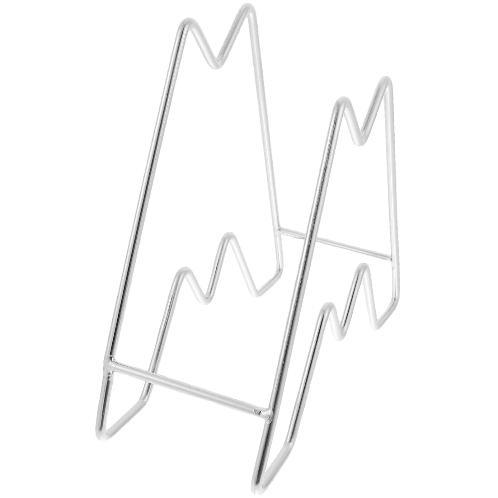 

Countertop Pot Lid Rack Kitchen Stainless Steel Stand Cutting Board Holder Organizer Large Capacity Storage Rack For Baking