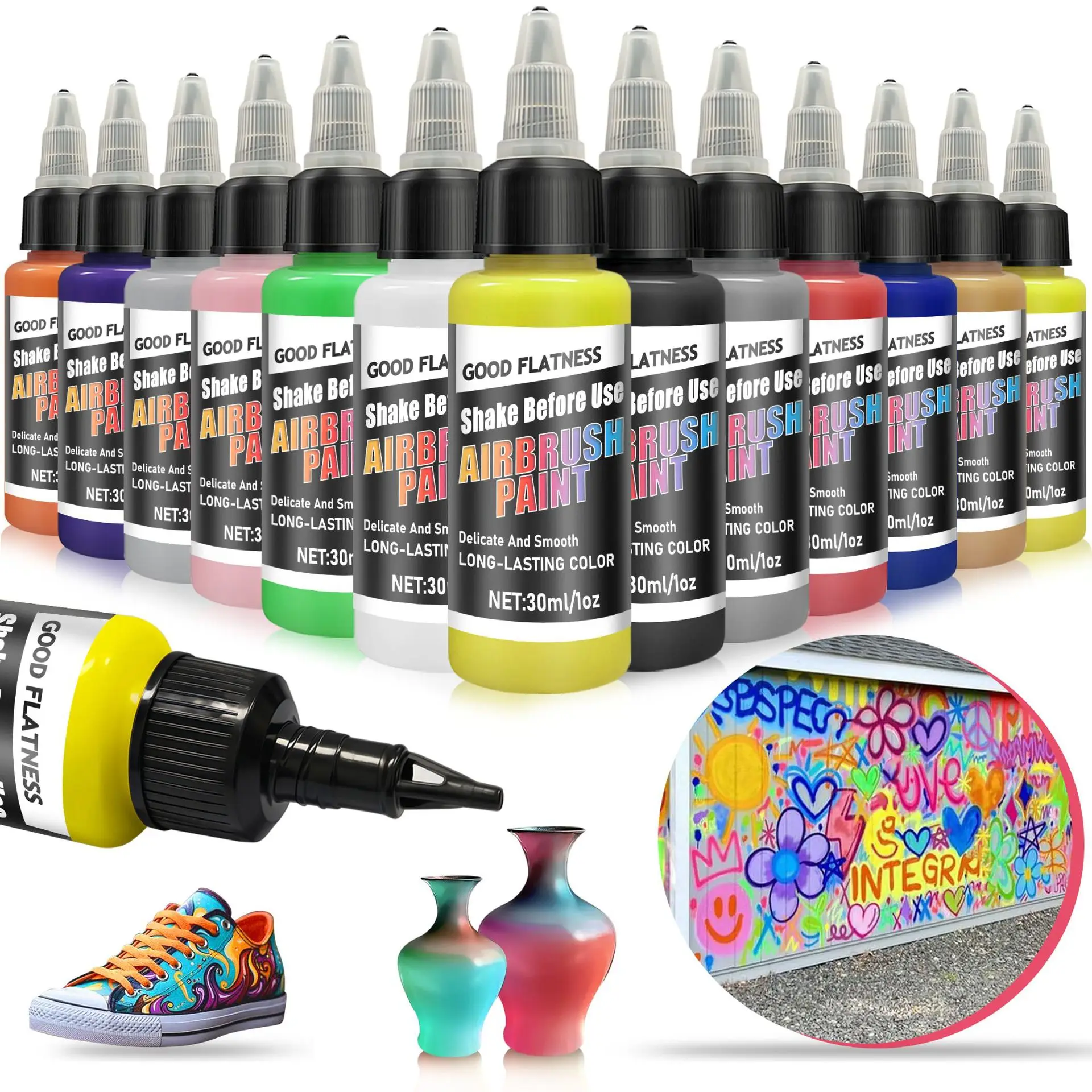 Paint Model Kit - Set di colori acrilici per aerografo,