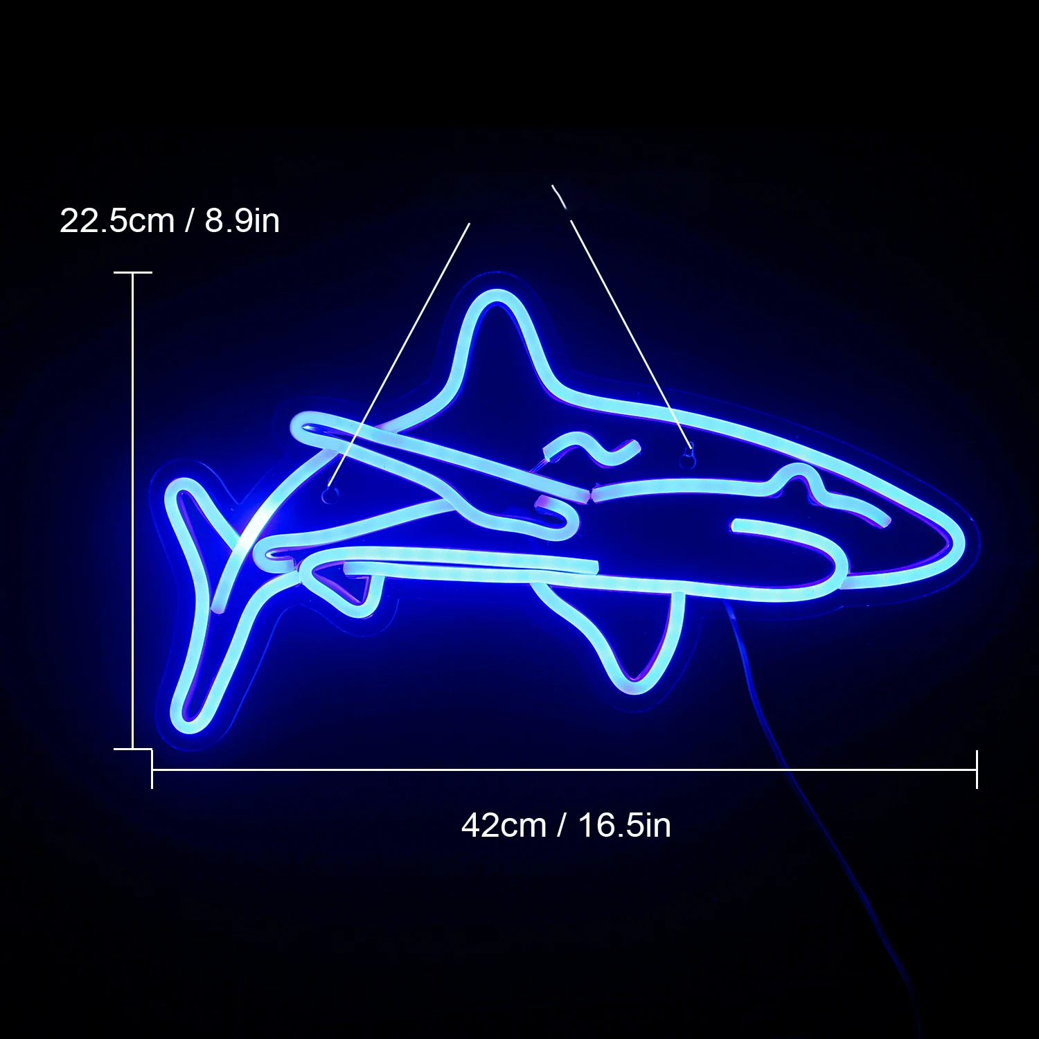 Shark Neon Sign สําหรับตกแต่งห้องนอนตกแต่งห้องอะคริลิคไฟ Led สัตว์ป้าย USB โคมไฟ Home Shop โรงแรม Bar Party รายการ