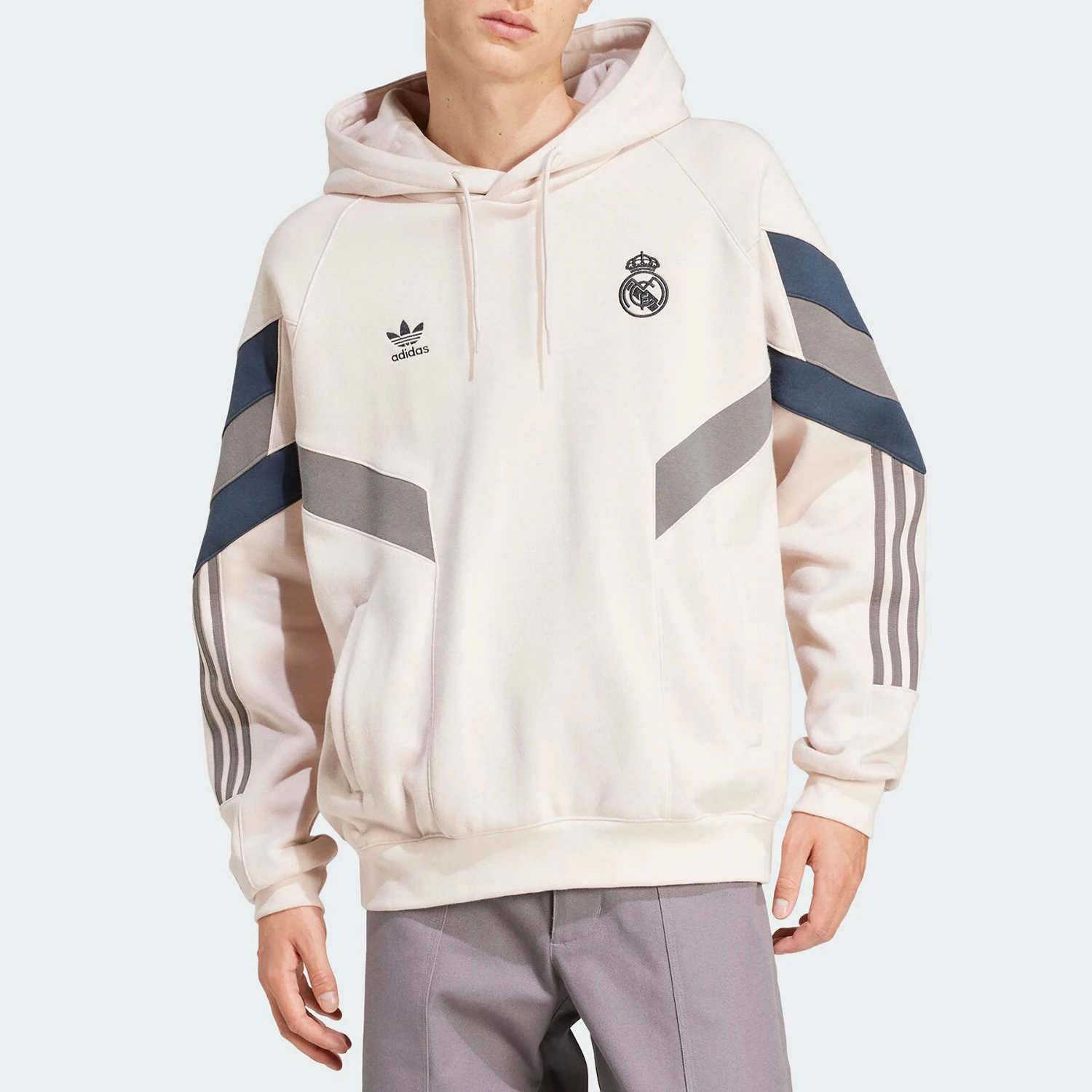 Adidas Official Authentic Originals Men's Hooded Print Sportswear Hoodie IM7466