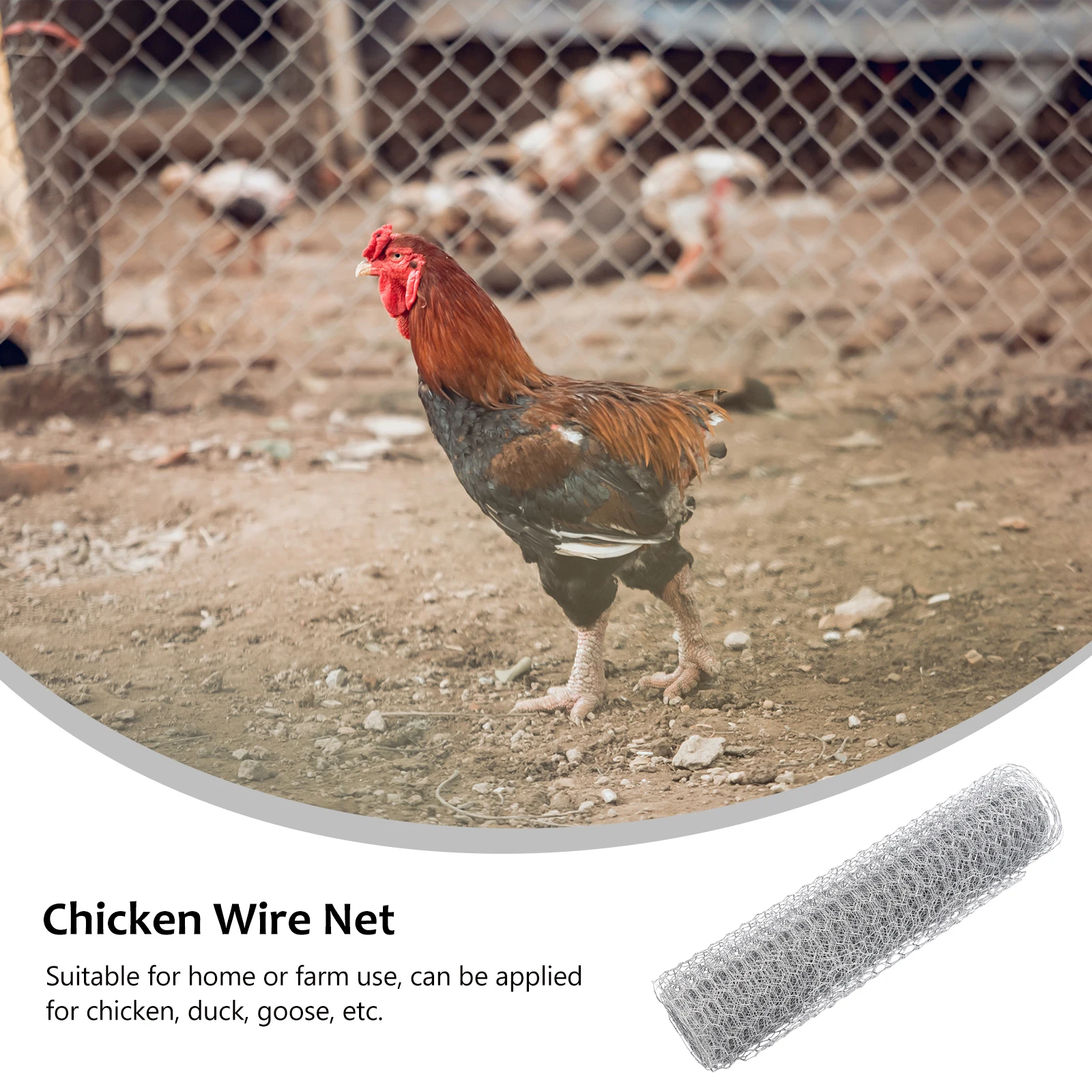 

Fence Decor Hexagonal Mesh Decoration Chicken Netting Decorate Poultry Galvanized Wire Small