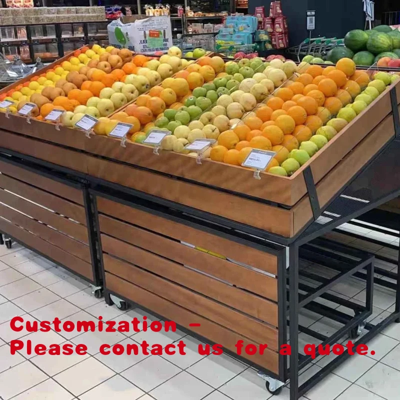 

Customize.Supermarket Vegetable Fruit Display Rack Light Duty Customized Retail Store Stand Cosmetic Products POS Display Stand