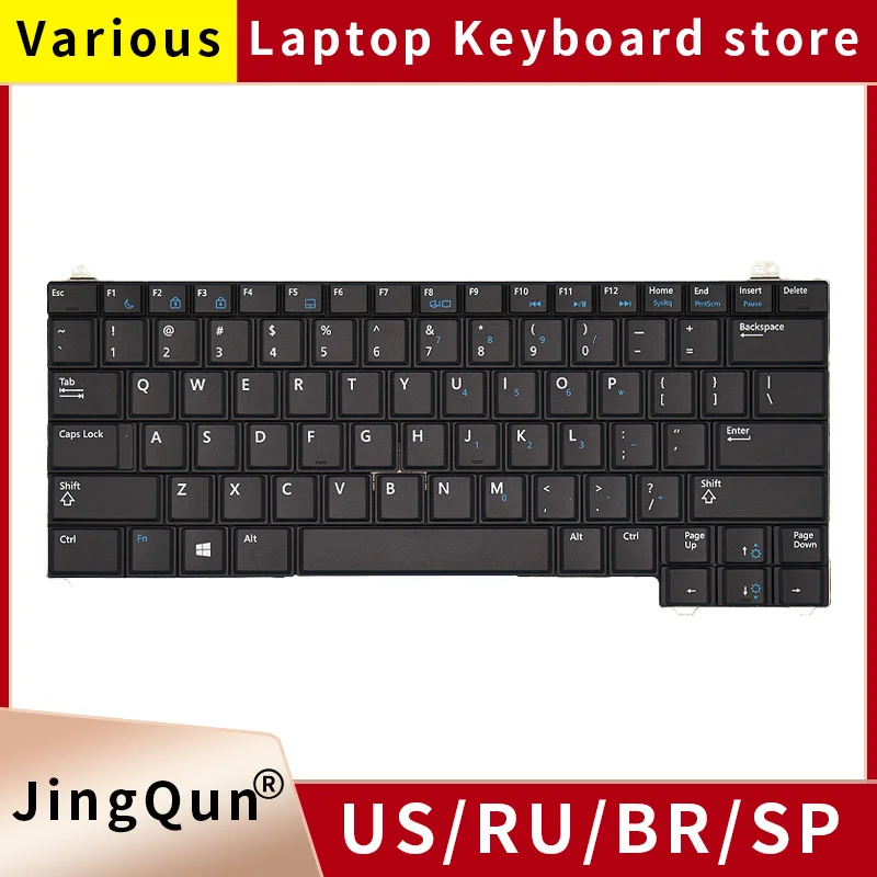 Nowa amerykańska/angielska zamienna klawiatura do laptopa Dell DELL Latitude E5440 Y4H14 E5540 15-5000 bez punktu bez podświetlenia