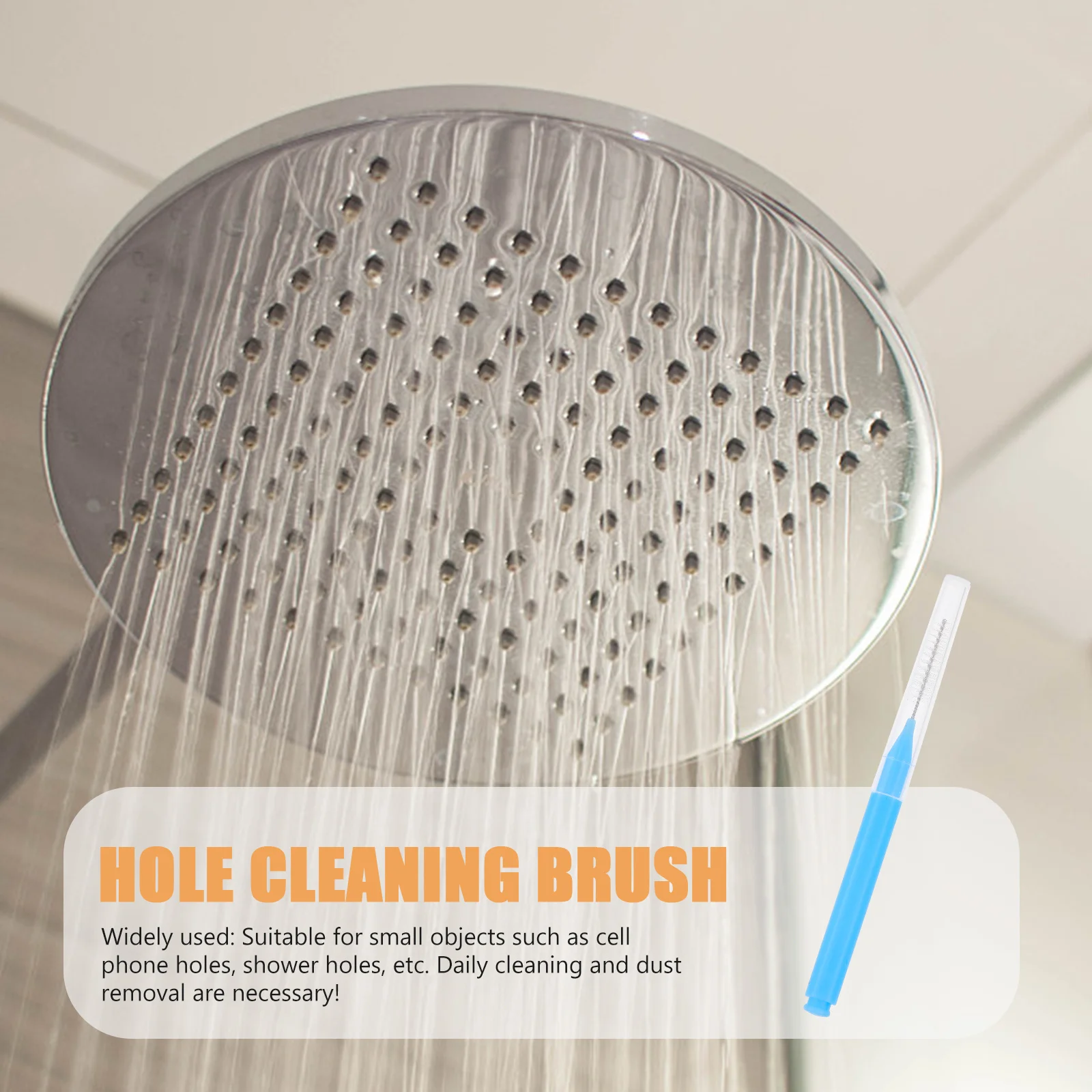 

2 Boxes Mini Gap Cleaning Brush Shower Sprayer Hole Cleaner Small Hole Cleaning Brush Shower Nozzle Cleaner Home Supply