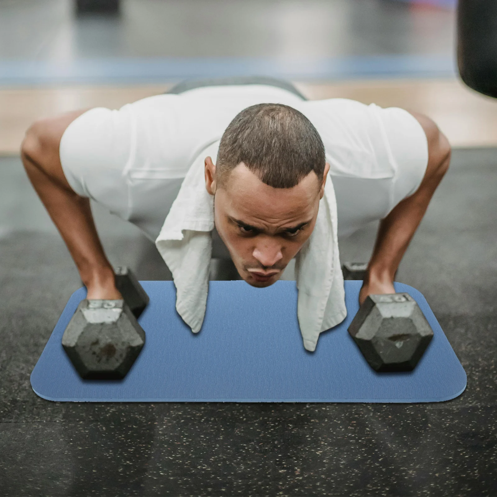 

Durable Non Slip Sewing Machine Mat Thick Blue Cushion for Stable Seating and Easy Cleaning Sewing Machine Mat