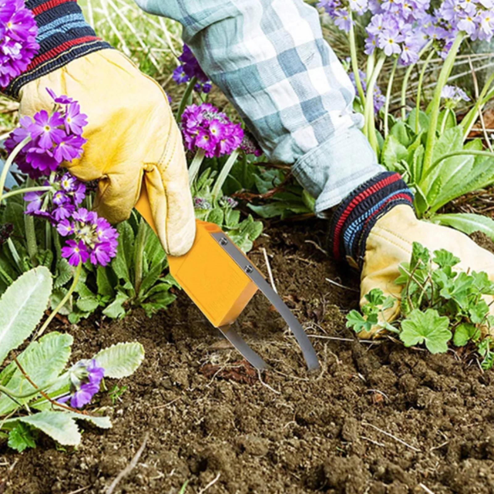 เครื่องมือกำจัดวัชพืชในสวนเครื่องมือกำจัดวัชพืชแบบมีห่วงคล้องมือพกพาได้เครื่องมือกำจัดวัชพืชแบบใช้มือคลายมือเครื่องมือกำจัดวัชพืช