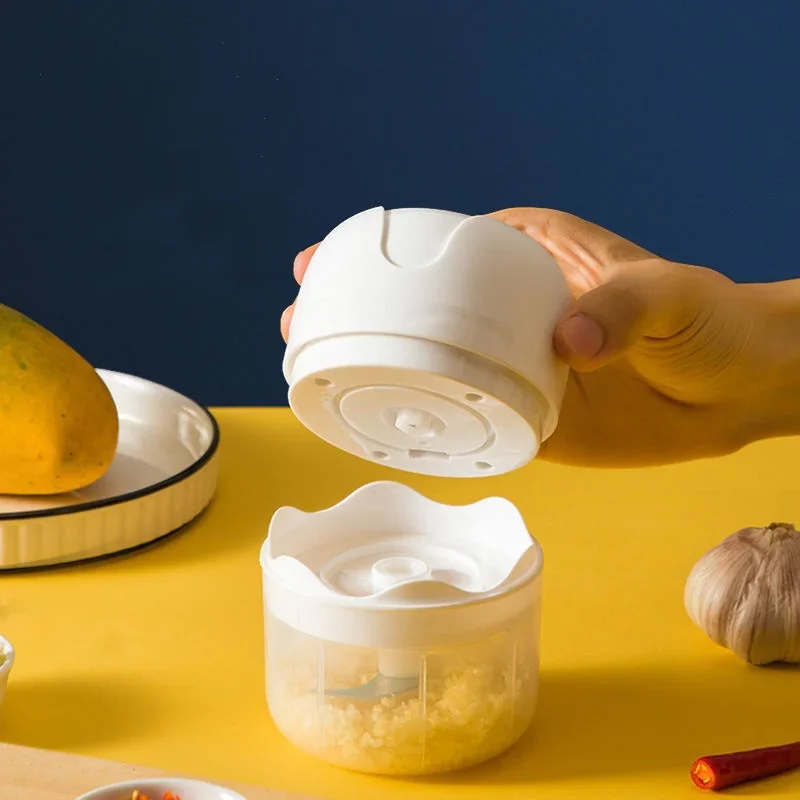 Mini przenośny wielokolorowy elektryczny procesor USB o pojemności 250 ml z 3 ostrzami ze stali nierdzewnej Bivolt