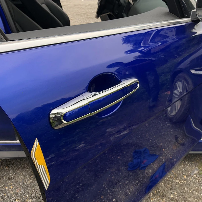 For Land Rover Range Rover Sport L494 Vogue L405 Evoque Discovery 5 L462 Sport Bright Silver Car Door Handle Cover Trim Frame
