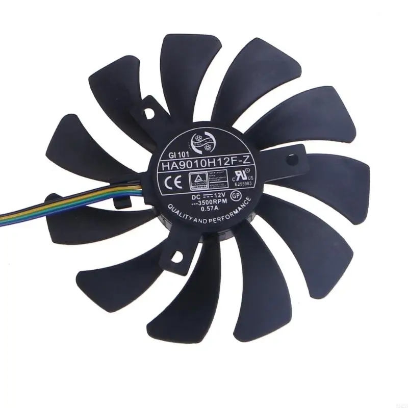 A52B 85mm 4Pin 12V Cooler Fan HA9010H12F-Z VGA Fan Graphics Card Cooling Fan for Inno3D 1060 Cooler