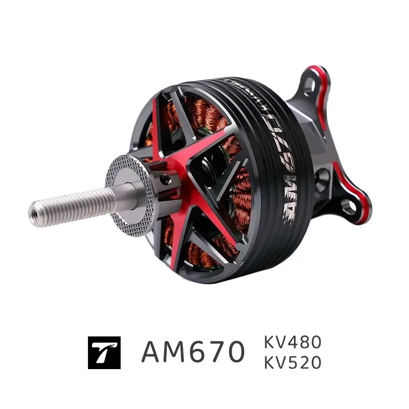 BoMassAM670 T-MOTOR KV480 KV520 AM Series Brushless Motor Light Weight For Fixed Wing Drone 3D Freestyle Flight Drone Parts