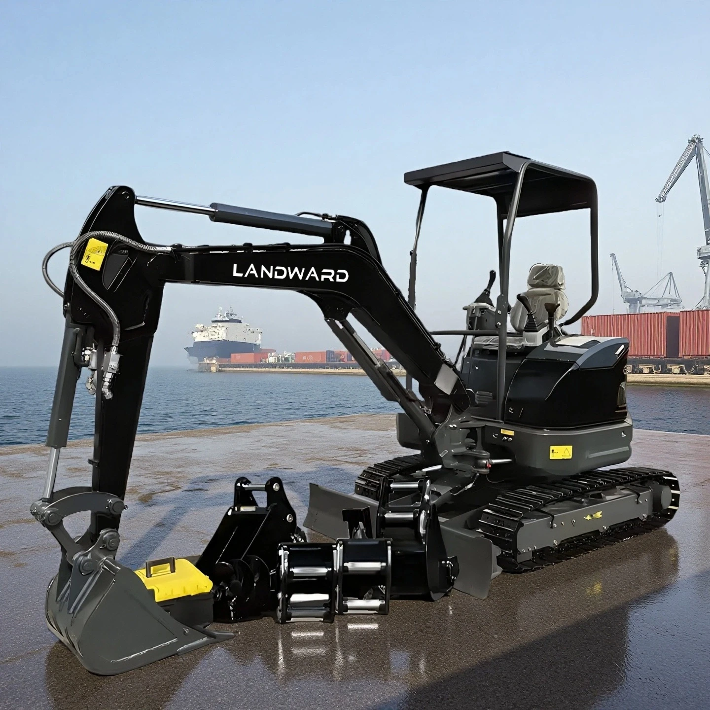 

Euro 5 Small Hydraulic Mini Digger 2.5 Ton High Quality Bagger Crawler Tailless Excavator Breaking Hammer Accessories Customized