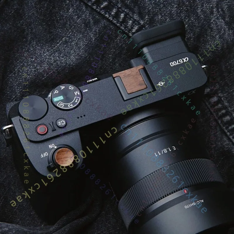 New 2‑Piece Shutter Sticker Hot Shoe Cover Set Camera Accessory For Sony A7CII A6700 A7CR Mirrorless Camera