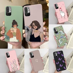 For Xiaomi Redmi Note 10 5G Case Soft Silicone Girls Heart Cover For Xiaomi Redmi Note 10T 5G RedmiNote10 Note10T 5G Phone Case