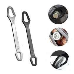 8-22mm Universal Torx Wrench Self-tightening Adjustable Glasses Wrench Board Double-head Torx Spanner Hand Tools for Factory