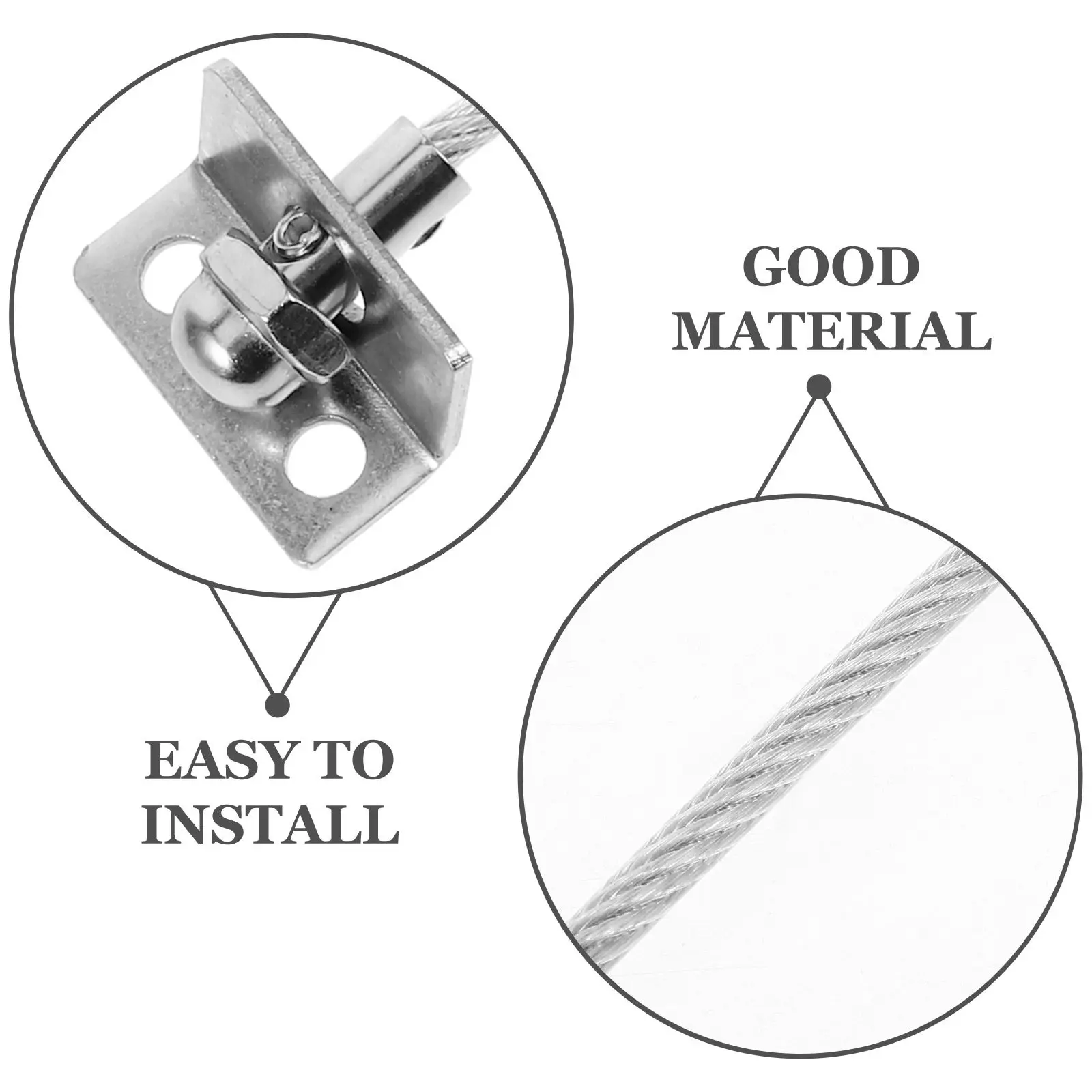 2Sets Furniture Anchors Baby Proofing Safety Straps Cabinet Dresser Wall Secure Heavy Duty Anti Tip Furniture Anchors