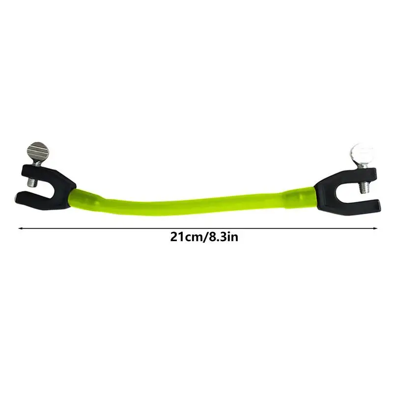 Ski Tip Connector Portable Ski Aid Cushioned Fastener Tape Strap Ski Practice Aid Easy Snow Ski Training Tools for Beginners