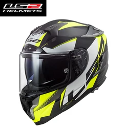 LS2 FF327 Challenger Fiberglass Material Dual Lens Helmets Motorcycles Men Women Street Riding Helmets Capacete de Moto