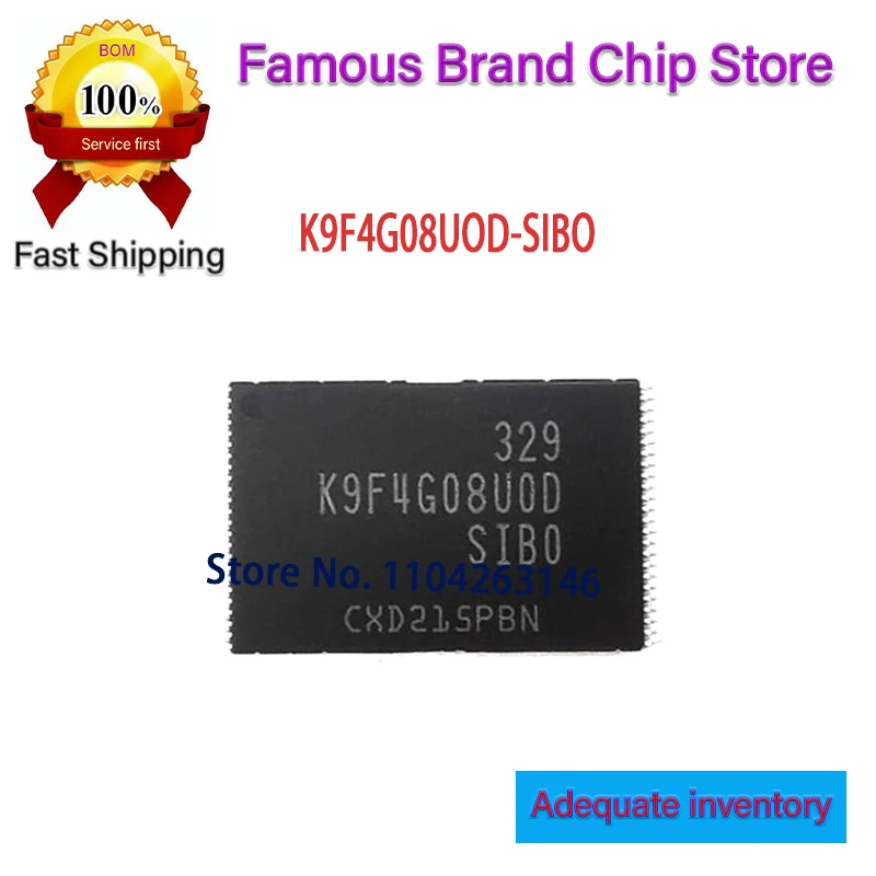 K9F4G08U0D-SIB0 K9F4G08UOD-SIBO TSOP-48  5~10pcs/lot