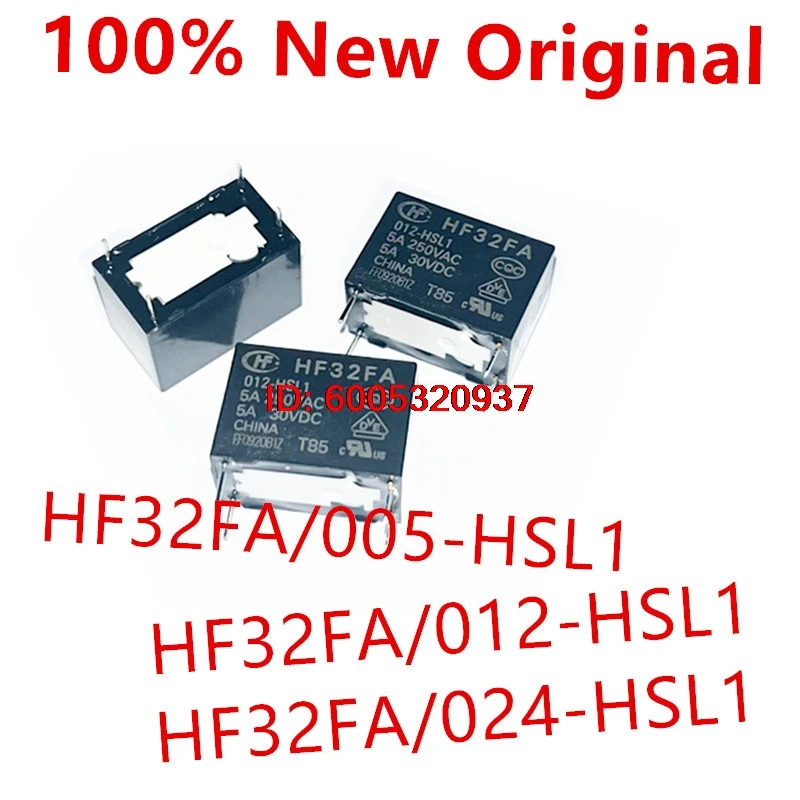 10 штук HF32FA/012-HSL1, HF32FA/024-HSL1, HF32FA/005-HSL1 DIP-4, новое силовое реле HF32FA-012-HSL1, HF32FA-024-HSL1