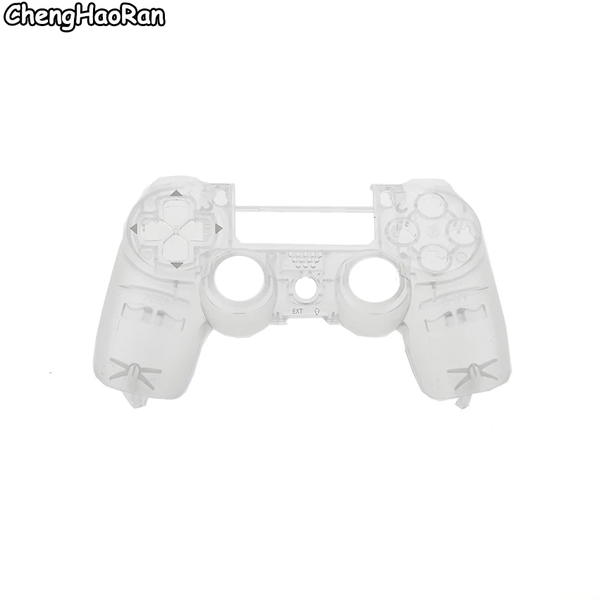 Transparent Controller Faceplate ด้านหน้าด้านบนสำหรับ PS4 Pro JDM-050 JDM-055 JDS 055 JDS 050 Controller