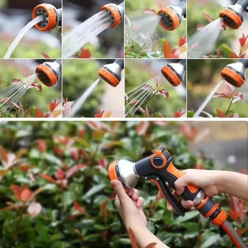 NEUE Hochdruck-Wasserpistole Autowasch-Sprühpistole Gartenschlauch-Düse Gartenbewässerung Reinigungssprühpistole – Detail 15